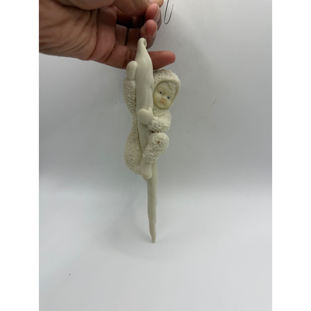 Department 56 Snowbabies Icicle Angel‎ Christmas Ornament Bisque Porcelain White